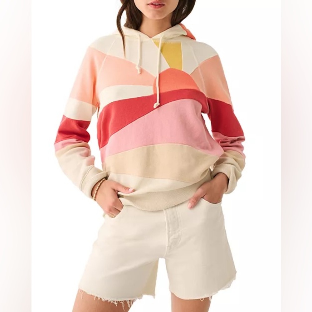 Faherty Soleil Cotton Hoodie in Canyon Lands - Size Small